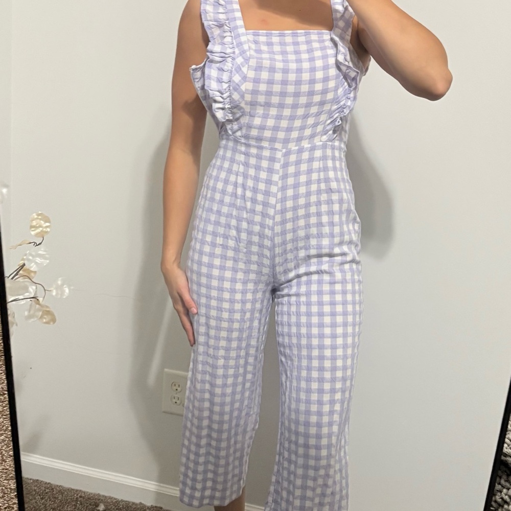 Urban Outfitters Ruffle Jumpsuit